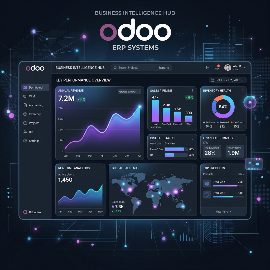 การพัฒนาระบบ Odoo ERP สำหรับธุรกิจ